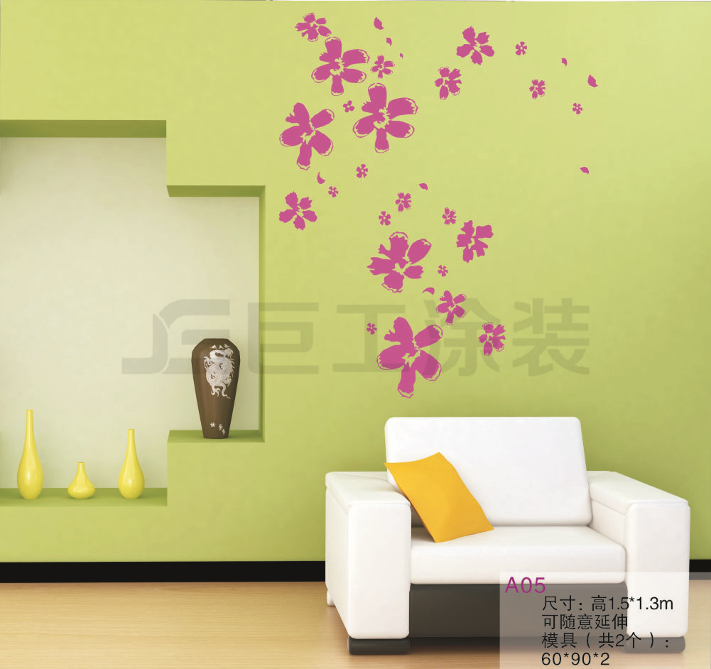 花型編號A05，液體壁紙絲網(wǎng)模具