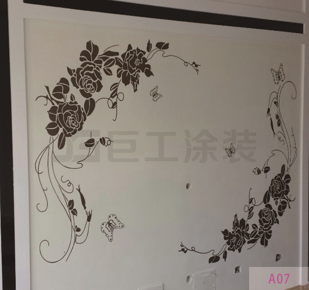 花型編號A07，液體壁紙絲網(wǎng)模具