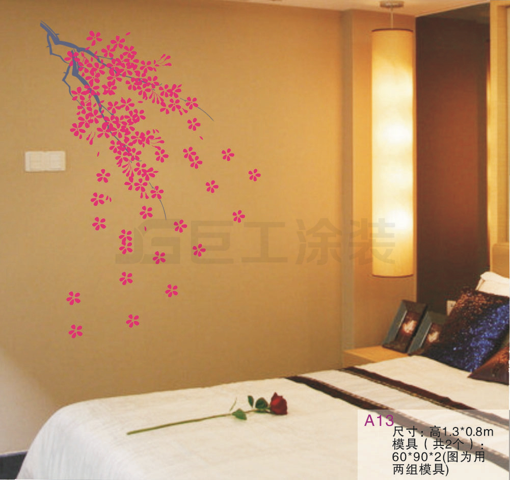 花型編號(hào)A13，液體壁紙絲網(wǎng)模具