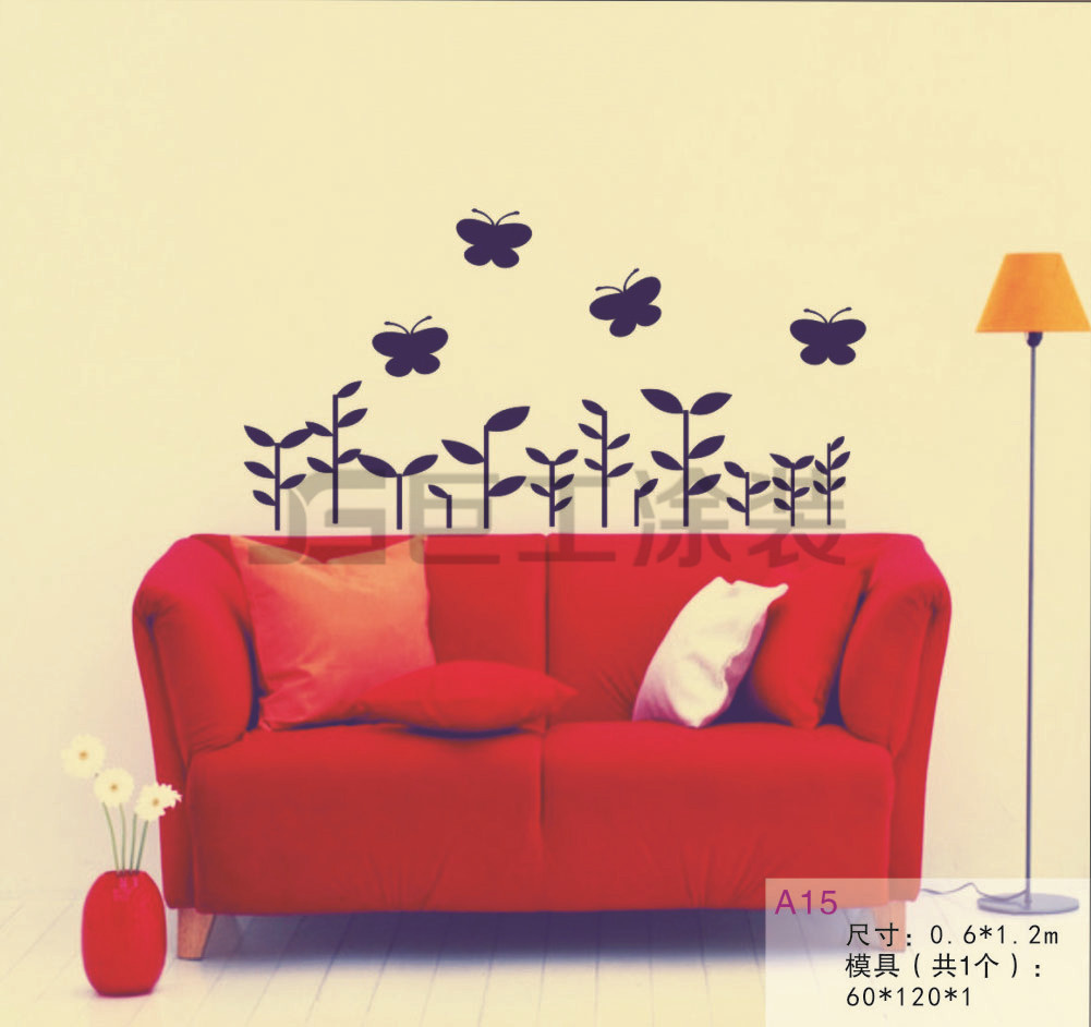 花型編號(hào)A15，液體壁紙絲網(wǎng)模具
